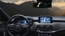 This is a much nicer dashboard UX, inside a Kia. This is a much nicer dashboard UX, inside a Kia.