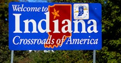 welcome to indiana sign welcome to indiana sign