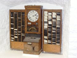 Industryweek 27978 Link Time Clock Antique