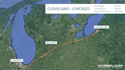 Industryweek 28041 Link Map Cleveland Chicago