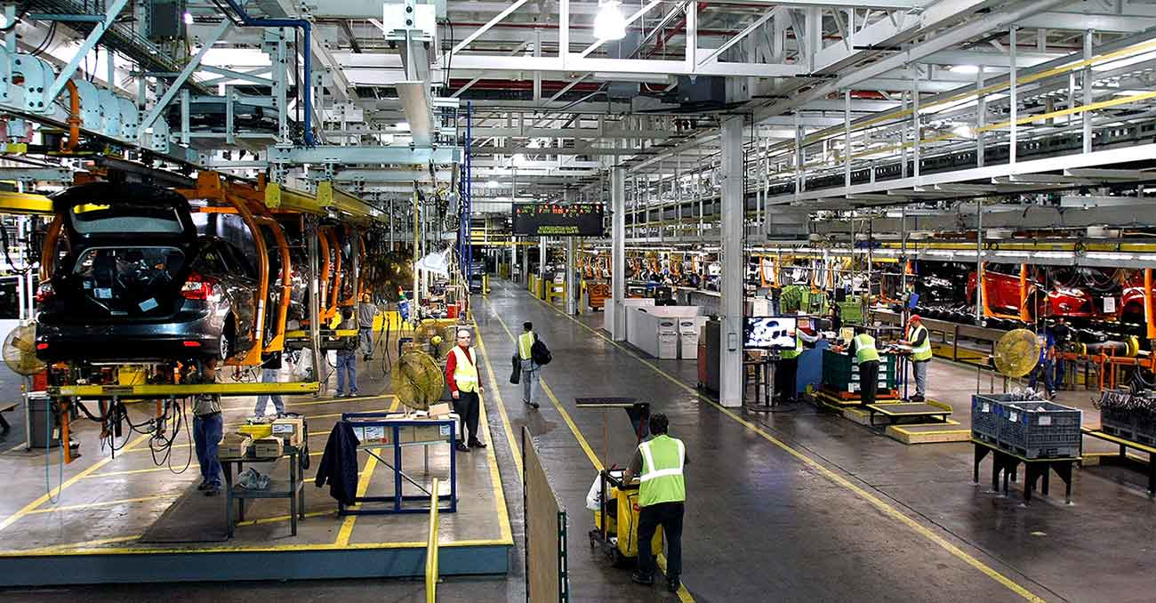 Ford assembly plant in Wayne, Michigan