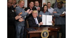 Trump signing steel and aluminum order Trump signing steel and aluminum order