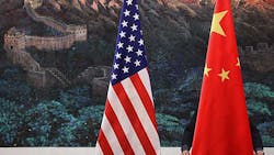 us and china flag us and china flag