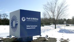 Pratt & Whitney signage Pratt & Whitney signage
