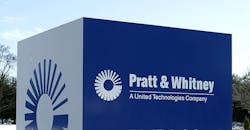 Pratt & Whitney signage Pratt & Whitney signage