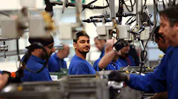 Assembly line workers