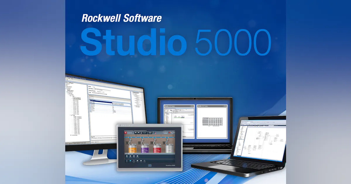 Studio 5000 Software Release Optimizes Productivity and Reduces Design ...