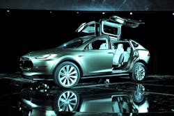 After the success of the Model S Tesla introduced the Model X on February 9 2012 It is designed to blend the best of an SUV with the benefits of a minivan Source Tesla Model XJordan Strauss Getty Images After the success of the Model S Tesla introduced the Model X on February 9 2012 It is designed to blend the best of an SUV with the benefits of a minivan Source Tesla Model XJordan Strauss Getty Images