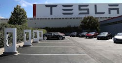 Tesla factory, outside view Tesla factory, outside view