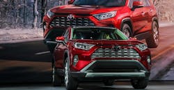 2019 Toyota RAV 4 at auto show 2019 Toyota RAV 4 at auto show