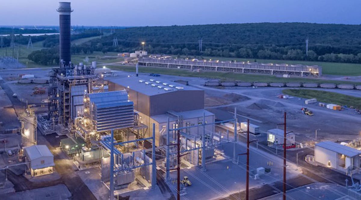 The Grand River Energy Center 500MW Combined Cycle Power Plant, Chouteau, Oklahoma.