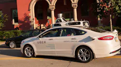 Uber driverless Ford Fusion