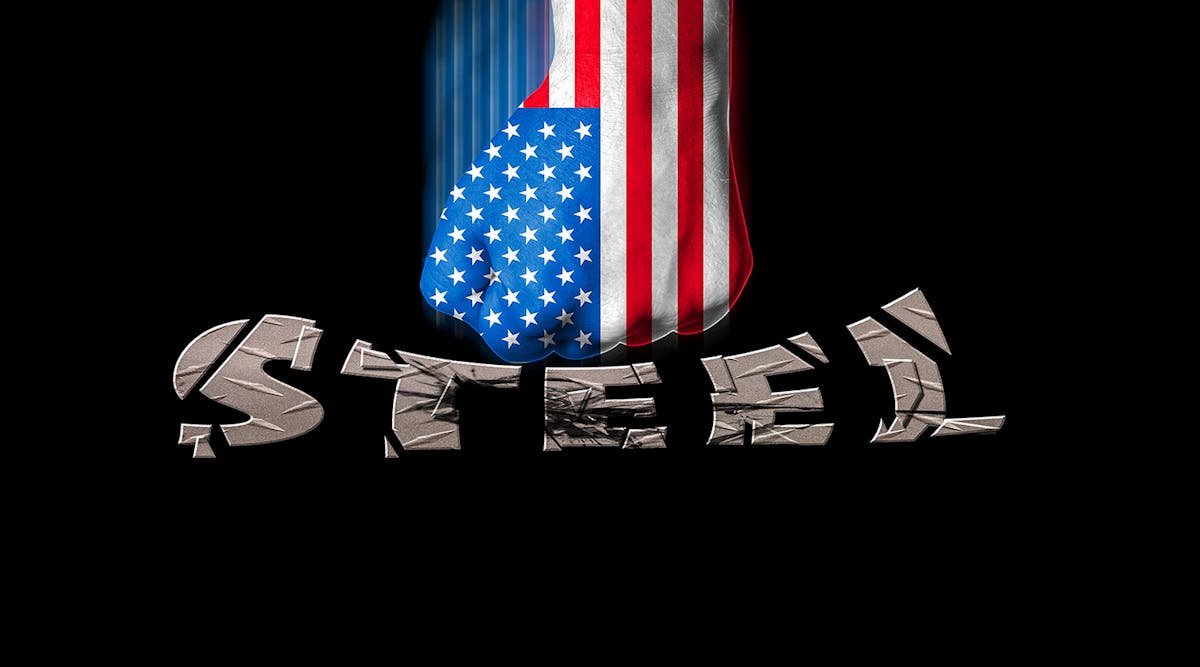 Industryweek 30217 Steel Flag Fist
