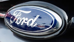 The Ford signature oval logo The Ford signature oval logo