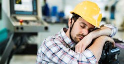 Tired Man in Hardhat Tired Man in Hardhat