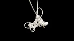 earbuds tangled