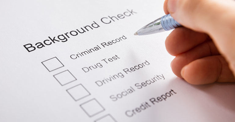 background check
