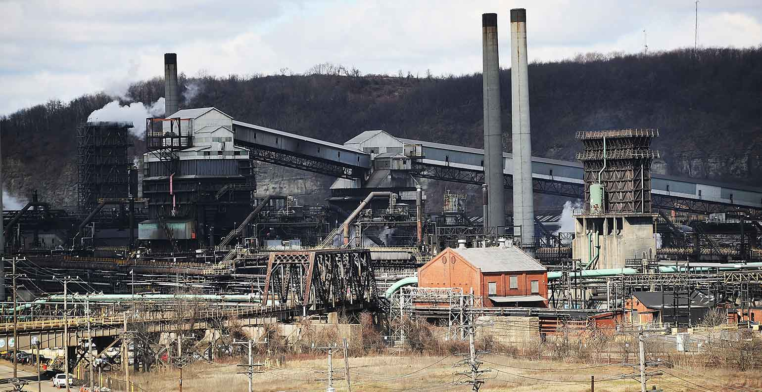 U.S. Steel Plant in Clairton, Pennsylvania, 2018