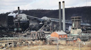 U.S. Steel plant in Clairton, Pennsylvania