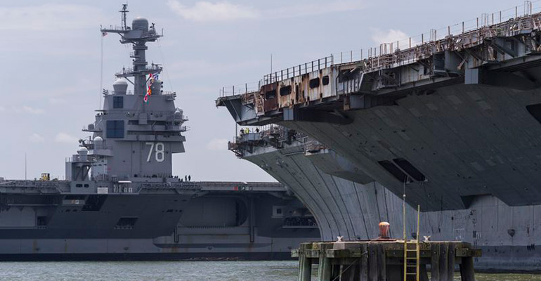 USS Gerald R. Ford, July 2018