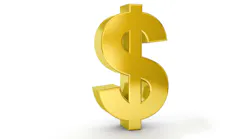 Gold dollar sign