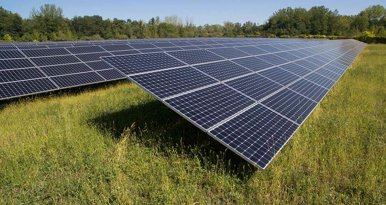 SunPower solar array at Blue Hills