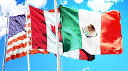 NAFTA flags