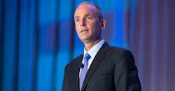 Dennis Muilenburg against blue background Dennis Muilenburg against blue background