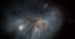 SpaceX Falcon 9 rocket separates from space craft SpaceX Falcon 9 rocket separates from space craft