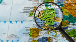 Map showing Germany