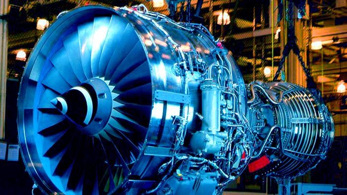 The Pratt & Whitney V2500 engine, one of the manufacturer's top commercial engines.