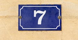 The number seven The number seven