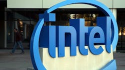 Intel logo Intel logo