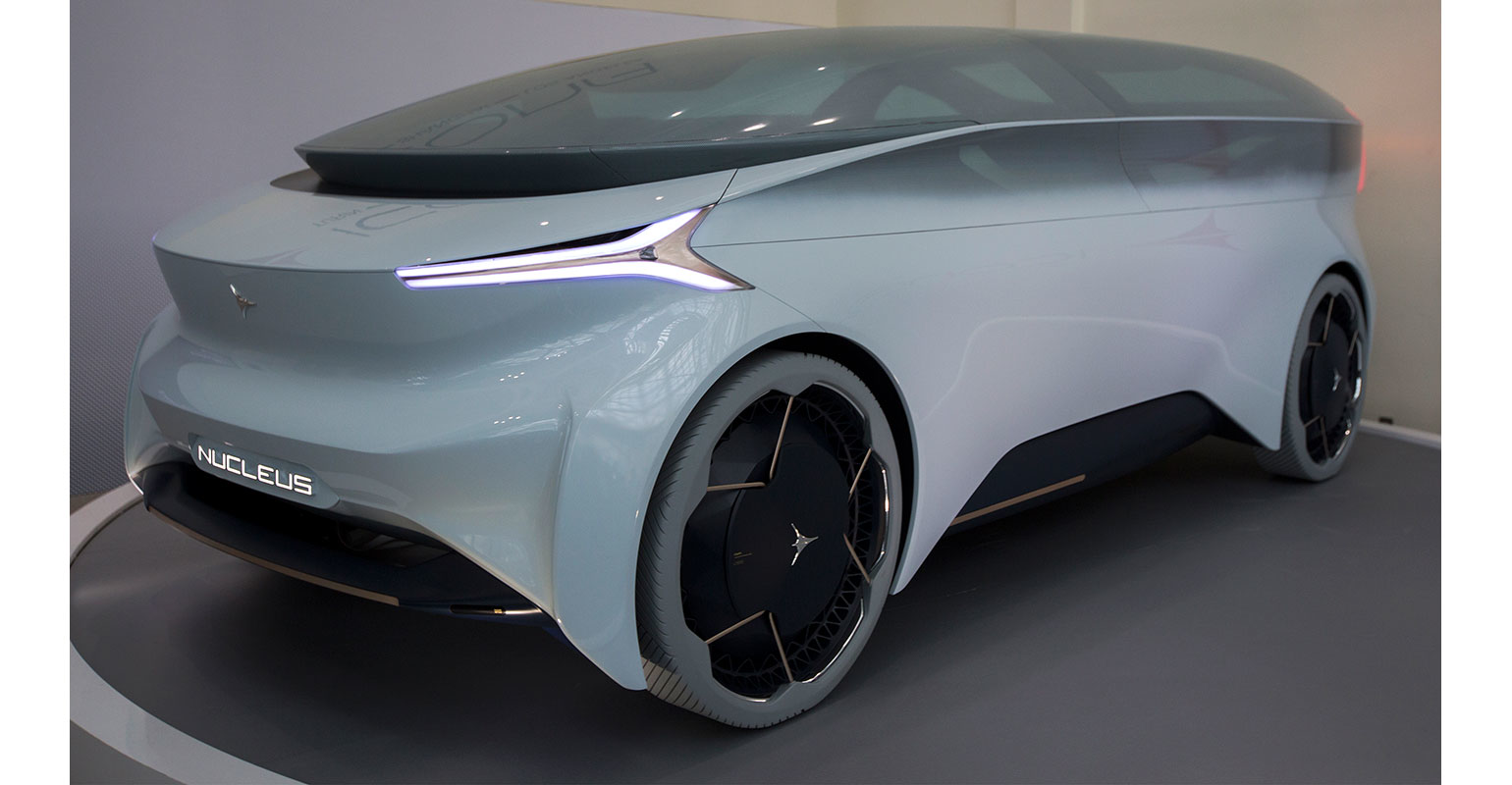 autonomous vehicle concept car - nucleus