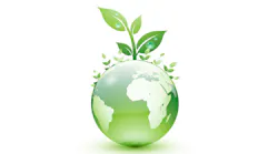 green energy globe