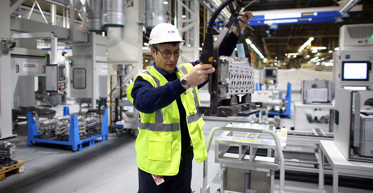 Ford plant in Dagenham, England