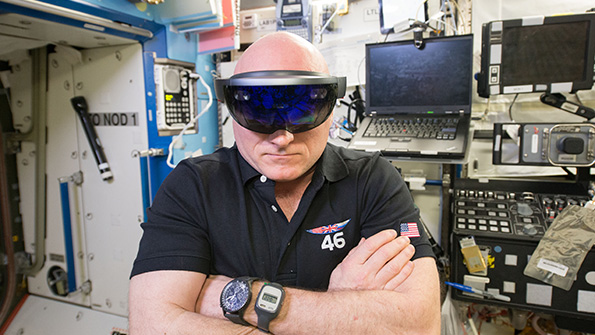 NASA astronaut Scott Kelly AR