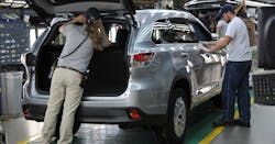 Toyota plant in Indiana, making the Highlander Toyota plant in Indiana, making the Highlander