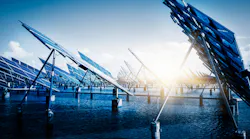 Solar Array over water