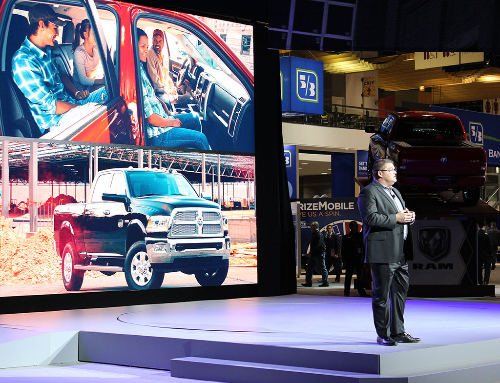 Bob Hegbloom president and CEO Ram Truck Brand FCA US LLC discusses the Ram Truck Brand and the new Laramie Limited trim