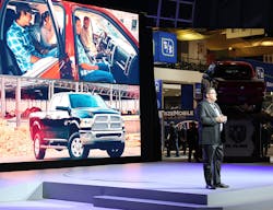 Bob Hegbloom president and CEO Ram Truck Brand FCA US LLC discusses the Ram Truck Brand and the new Laramie Limited trim Bob Hegbloom president and CEO Ram Truck Brand FCA US LLC discusses the Ram Truck Brand and the new Laramie Limited trim