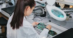 Microchip production factory Microchip production factory