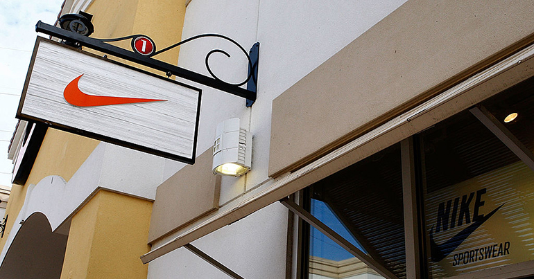 Nike outside sign