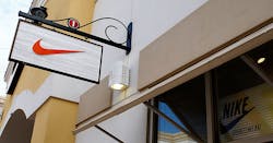 Nike outside sign Nike outside sign