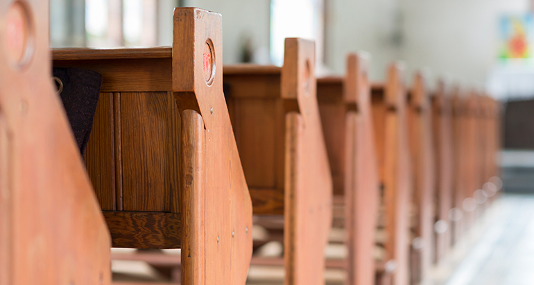 church pew
