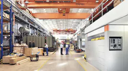 manufacturing plant aisle