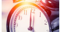 clock at noon clock at noon