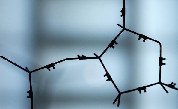 DNA Strands From A Double Helix Model