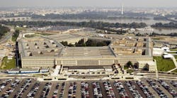 Aerial photo of the Pentagon in Arlington, Virginia, in September 2003