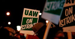 GM Workers on strike Sept 16, 2019, at Flint, Michigan, Assembly plant GM Workers on strike Sept 16, 2019, at Flint, Michigan, Assembly plant
